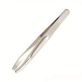 Ouriner Round Tip Tweezers – Eyebrow & Facial Hair Removal Eyebrow Tweezers PLUSH Light Gold 1 PC