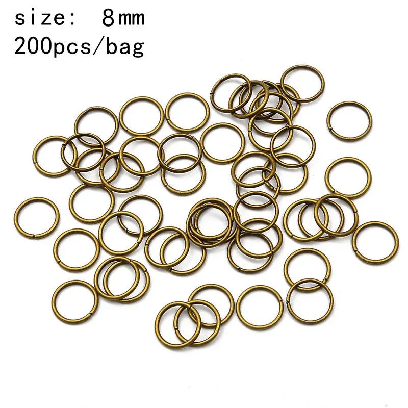 Dreadlock Beads & Braid Cuffs – 50–200pcs Micro Hair Rings