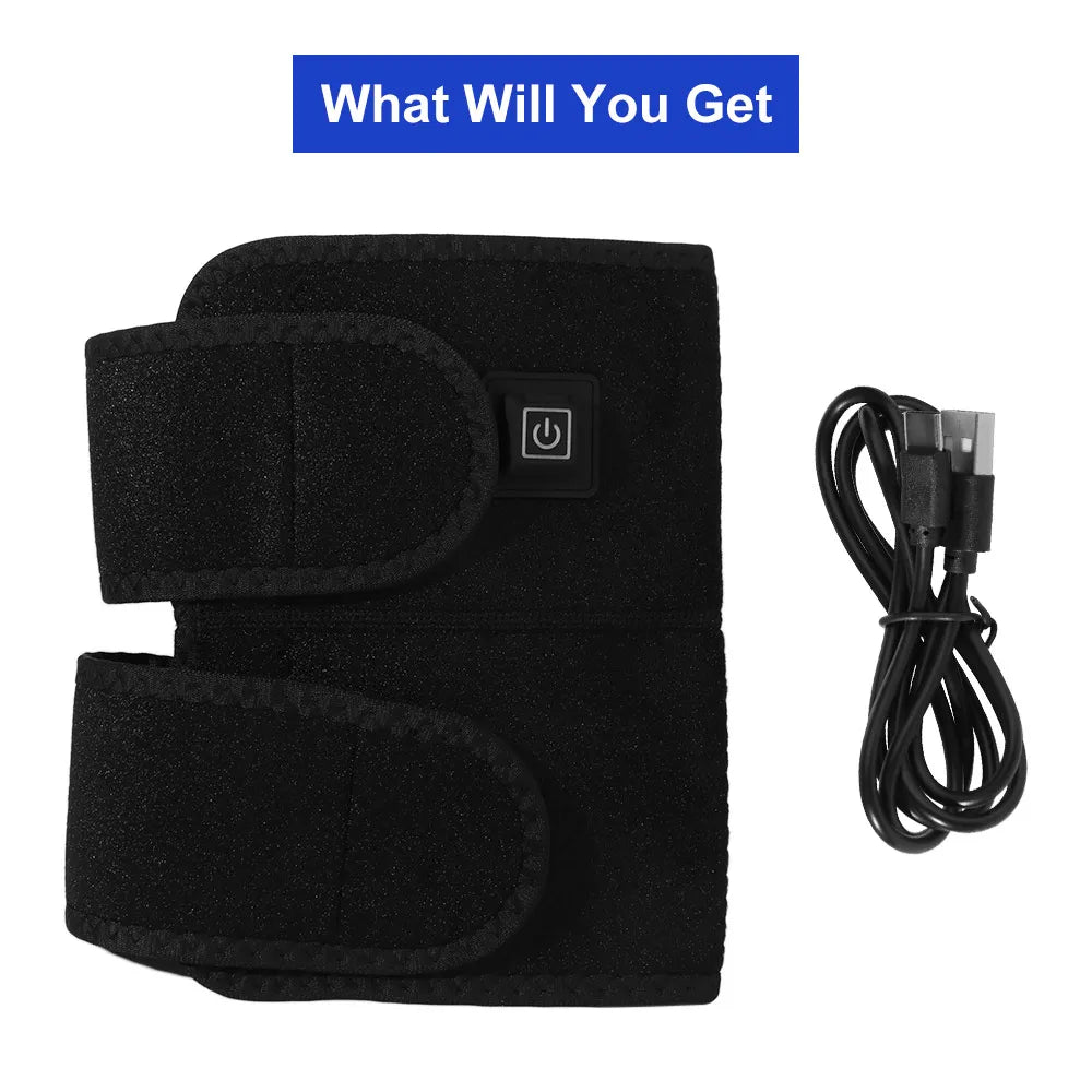 Infrared Electric Heating Knee Brace – Adjustable Warmth Heating Knee Brace PLUSH