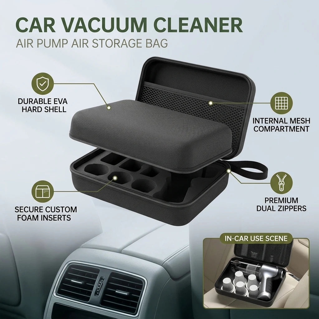 Hard Shell EVA Digital Storage Box – Car & Travel Organizer EVA Storage Box PLUSH