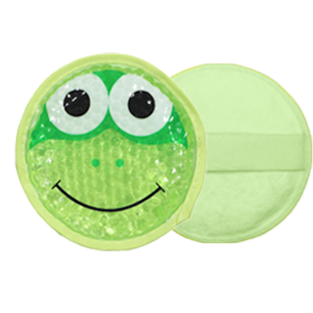 Large Reusable Gel Ice Pack – Hot & Cold Compress for Kids Hot Cold Gel Pack PLUSH Green