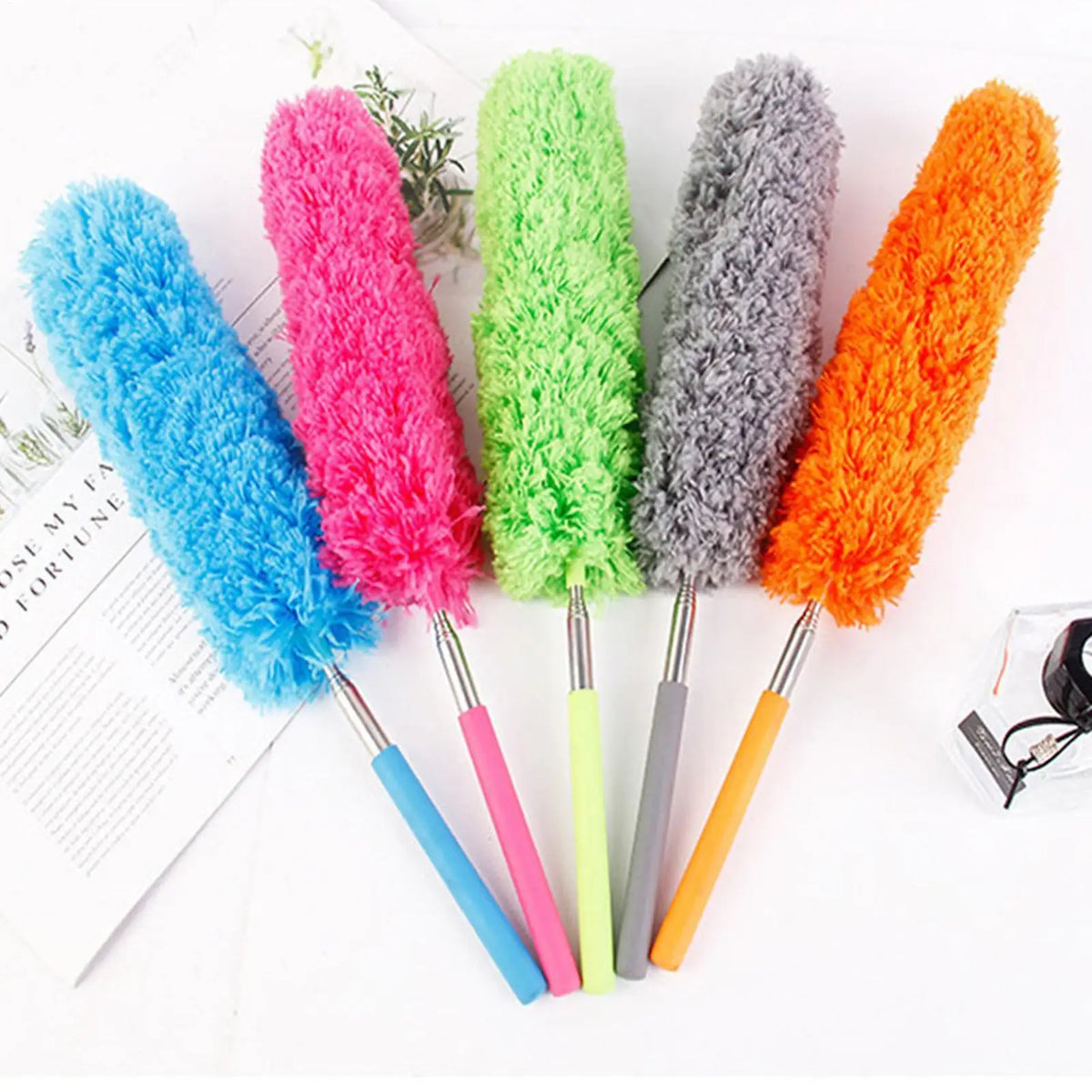 Flexible Telescopic Dusting Brush – Retractable Duster Telescopic Duster PLUSH