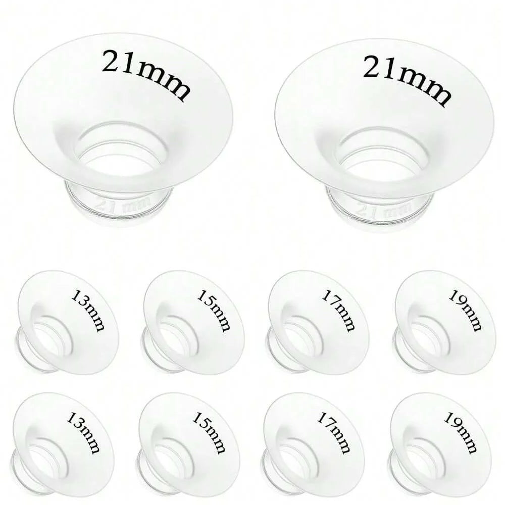 Silicone Breast Flange Inserts – Fits Momcozy Spectra Medela 24mm Breast Pump Accessory PLUSH 10PCS