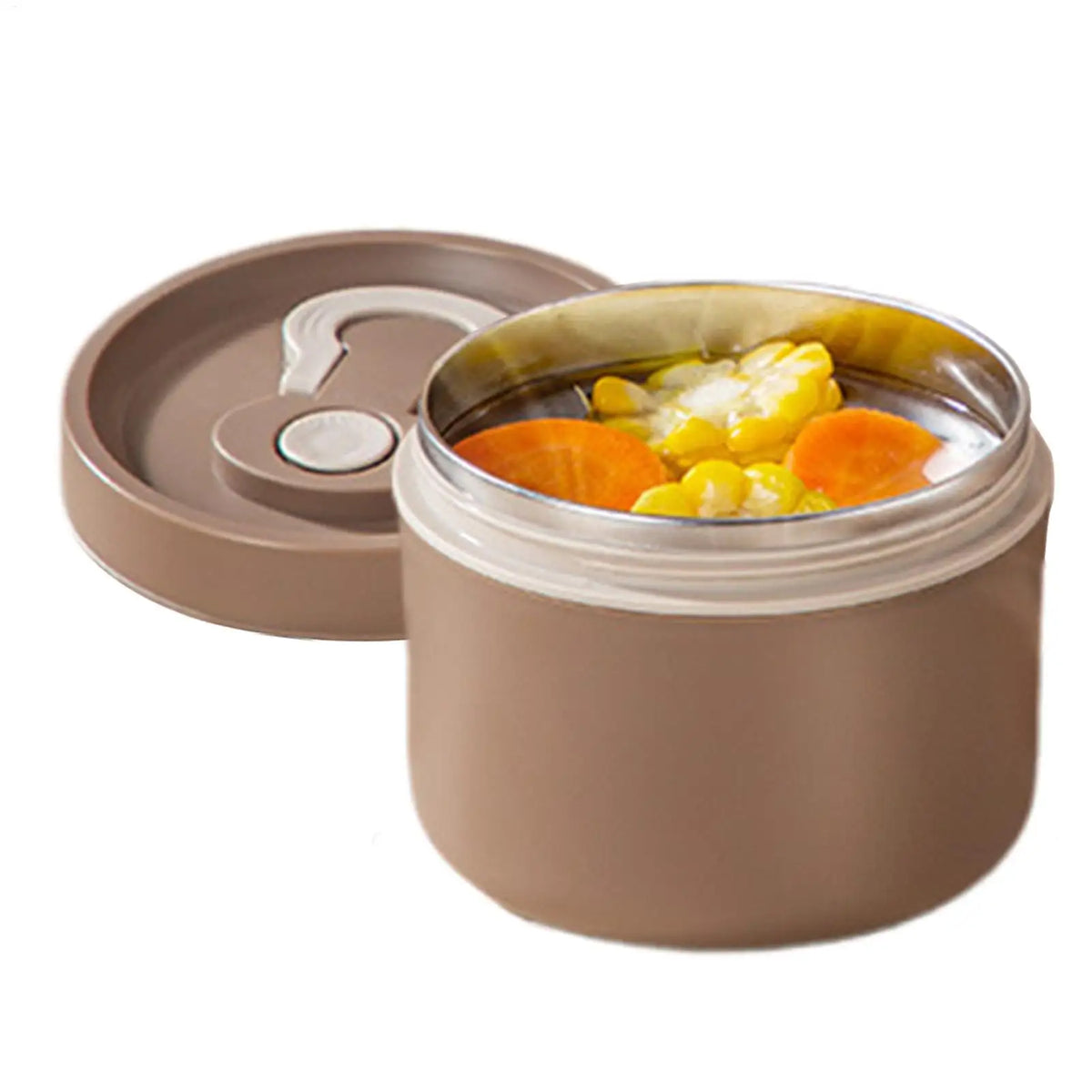 2-Tier Stainless Steel Insulated Bento Lunch Box 650ml Insulated Lunch Box PLUSH