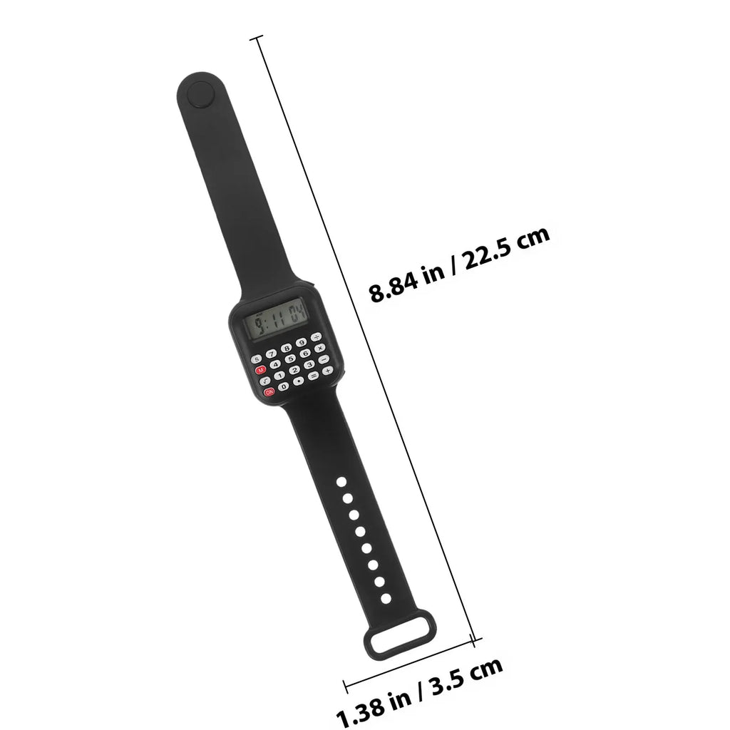 Foxnovo Kids Calculator Wrist Watch Digital – 2 Pack Kids Calculator Watch PLUSH