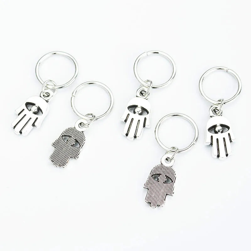 Alloy Shell Dreadlock Beads Hair Cuffs Rings & Clips – 5-10pcs