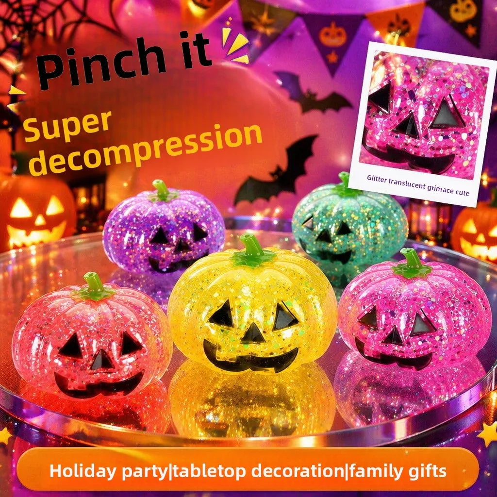 Halloween Pumpkin Squishy Toy – Slow Rebound Fidget Squeeze Squishy Fidget Toy PLUSH