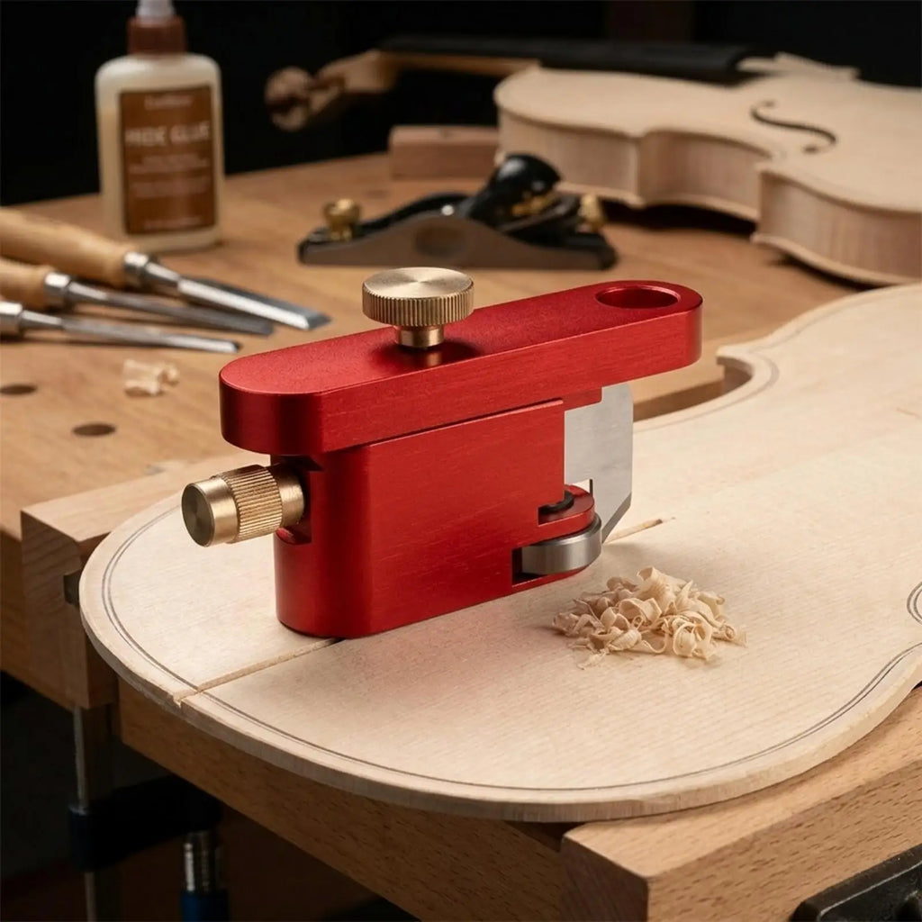 Adjustable Purfling Router Guide – Luthier Chisel Tool Kit Luthier Router Tool PLUSH