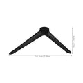 Universal TV Stand Replacement Legs – Double Hole Plastic Feet TV Stand Legs PLUSH 18.70X7.00X5.00CM