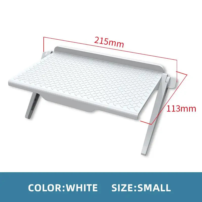 TV Monitor Top Storage Shelf | Desk Screen Organizer Rack Monitor Storage Shelf PLUSH Shelves For tv S 1