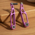 Aluminum Alloy Direct-Pull Brake Arms Set – Folding Bike Bicycle Brake Arms PLUSH RoseRed