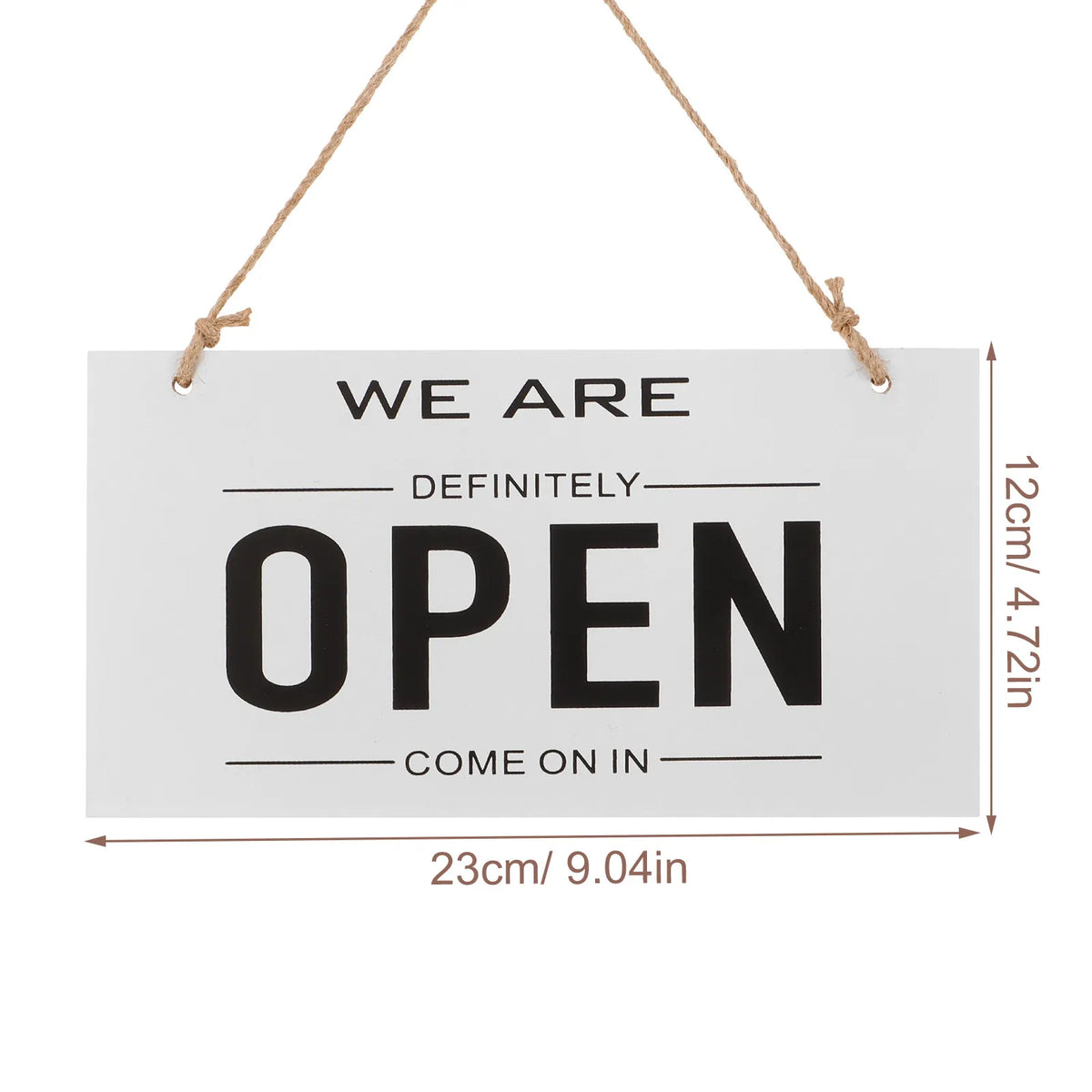 Wooden Open Closed Sign Double-Sided Hanging Door Sign Wooden Door Sign PLUSH