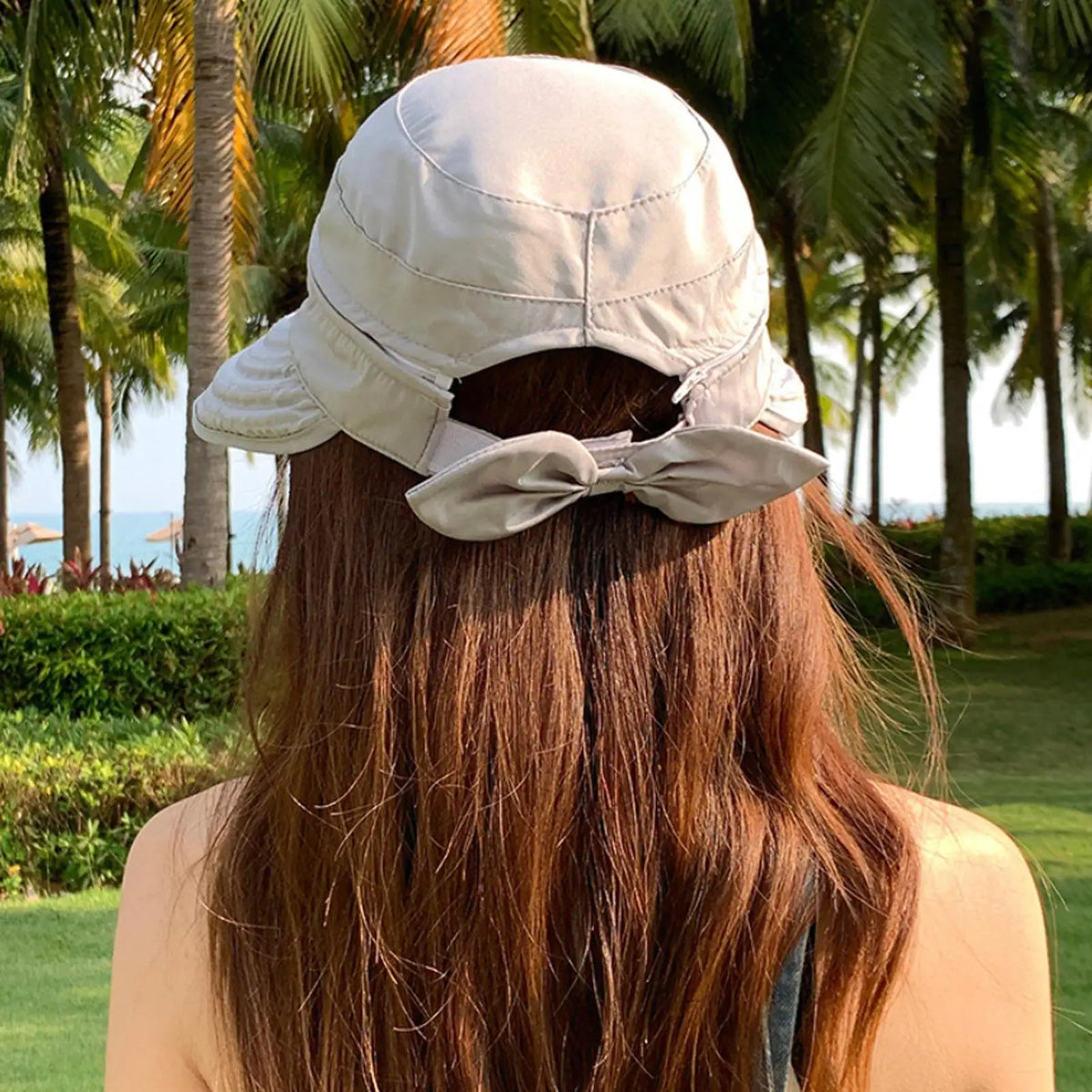 Wide Brim Foldable Sun Hat – UV Protection Beach Visor Cap Wide Brim Sun Hat PLUSH