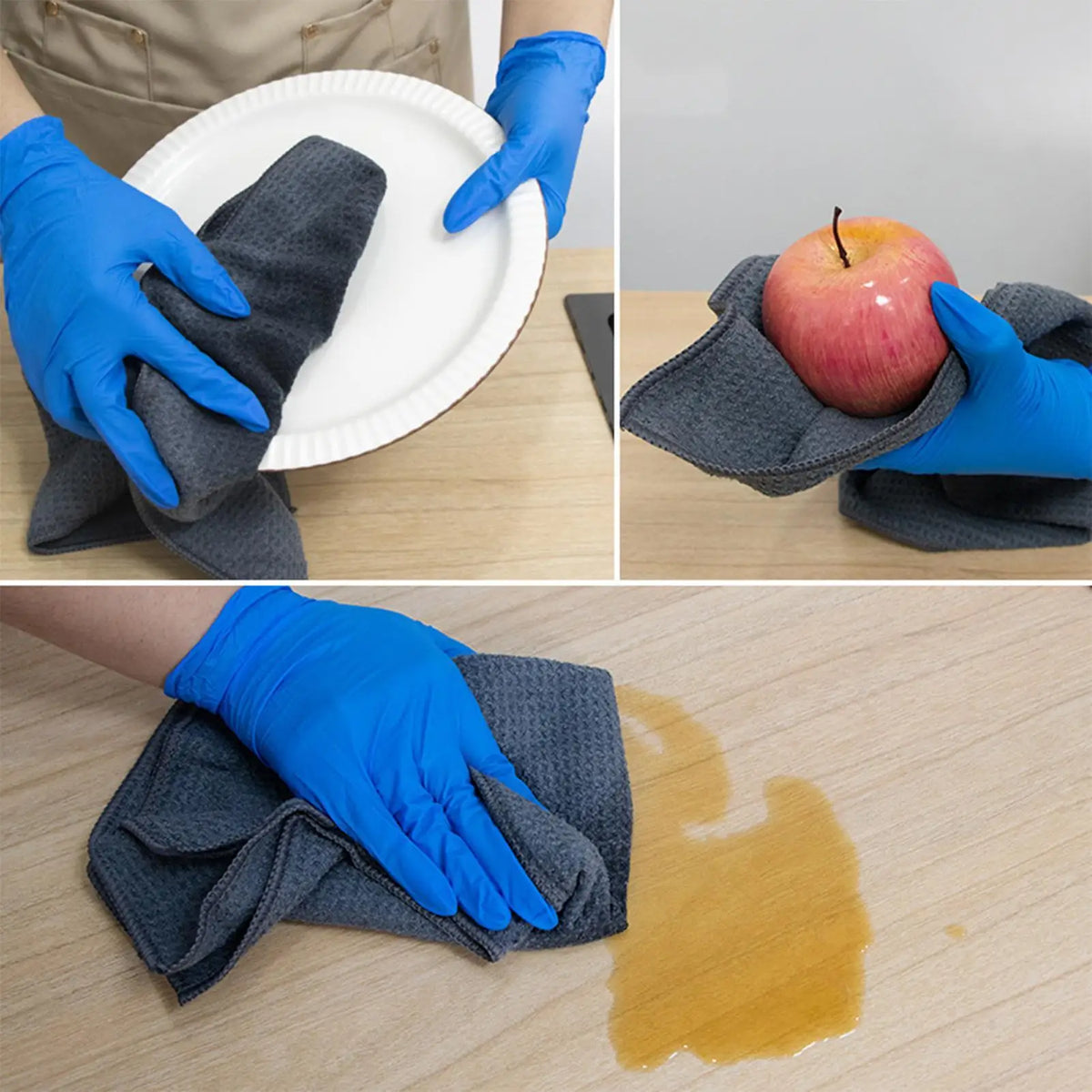 Waffle Weave Microfiber Cleaning Towels – Lint-Free, Quick-Dry Microfiber Cleaning Towel PLUSH