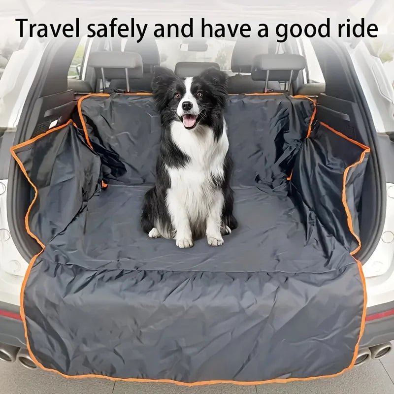 Waterproof Car Trunk Pet Mat – Washable Dog Seat Pad SUV Dog Car Trunk Mat PLUSH