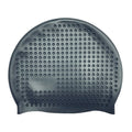 Non-Slip Silicone Swim Cap – Elastic & Wrinkle-Free Silicone Swim Cap PLUSH Black