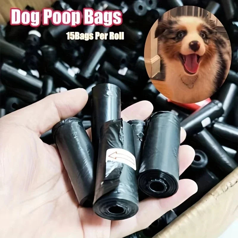 Dog Poop Bags – Durable Leak-Proof Pet Waste Bags 15/Roll Pet Waste Bags PLUSH
