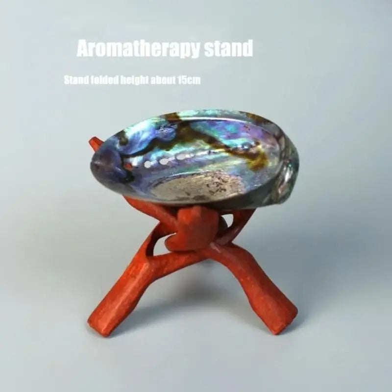Handmade Wooden Tripod Stand for Crystal Balls & Ornaments Ornament Display Stand PLUSH