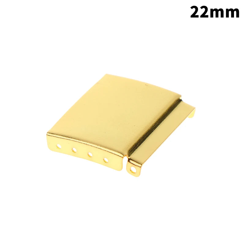 Universal Watch Band Clasp Extender 12–24mm Steel Gold Silver Watch Band Extender PLUSH 22MM Gold