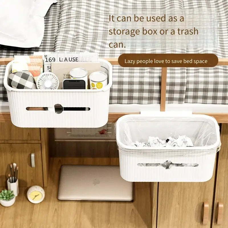 Bedside Hanging Storage Basket – Crib, Bunk Bed & Dorm Hanging Storage Basket PLUSH