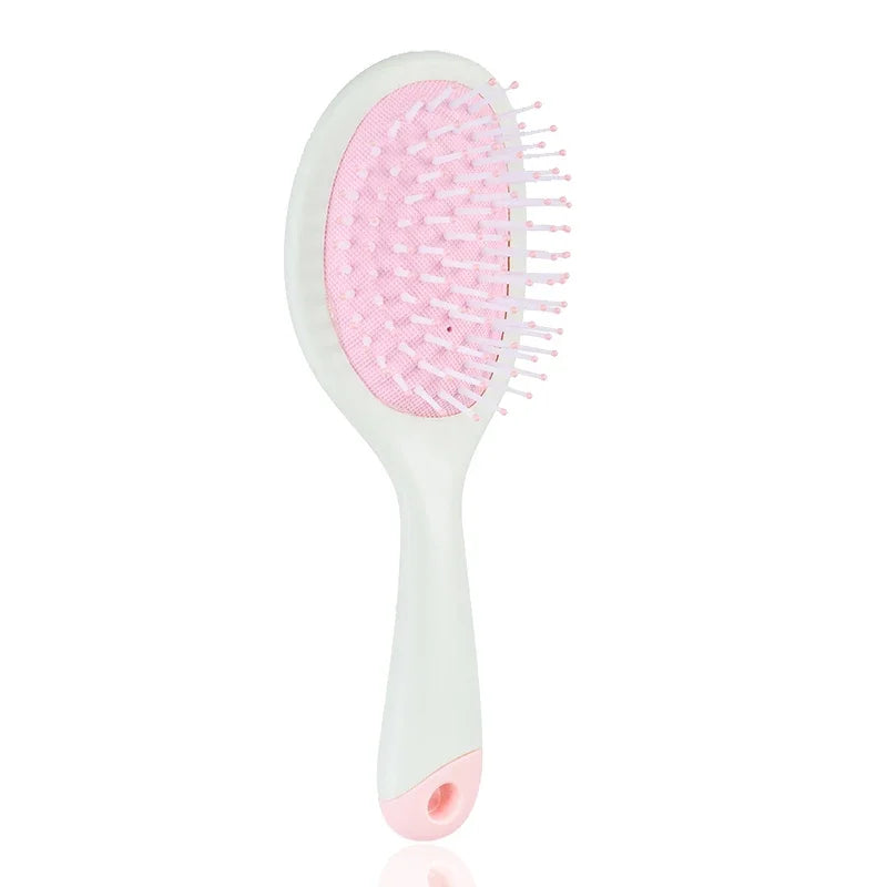 Candy Color Air Bag Comb – Anti-Static Massage Hair Brush Massage Hair Brush PLUSH Green Pink
