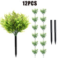 Artificial Eucalyptus Branches – Wedding & Home Décor Stems Artificial Plant Stems PLUSH 12PCS 33CM