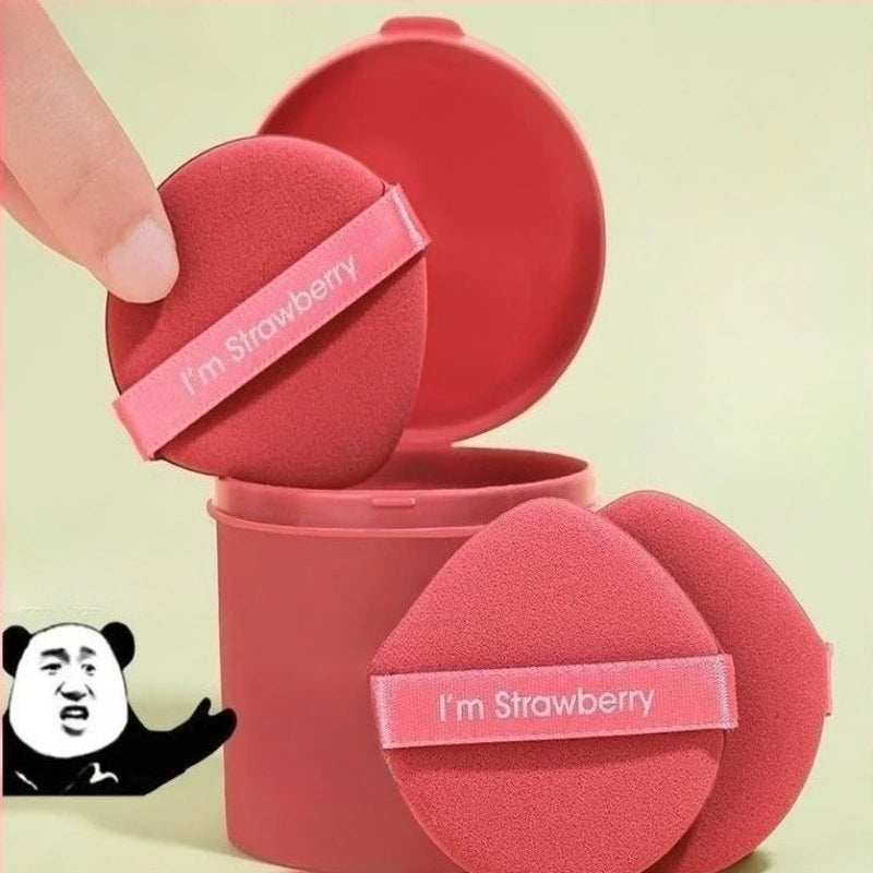 7-Piece Strawberry Cosmetic Puff Set – Soft Makeup Sponges Makeup Sponge Set PLUSH