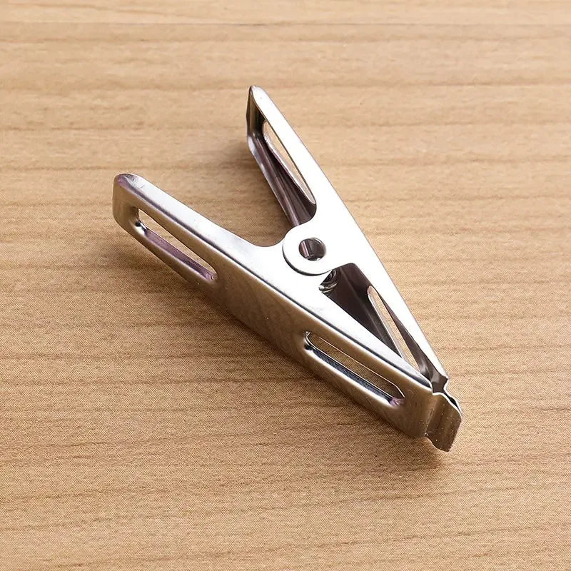 Stainless Steel Clothespins Binder Clips – 20 or 40 Pack Metal Clothespins PLUSH