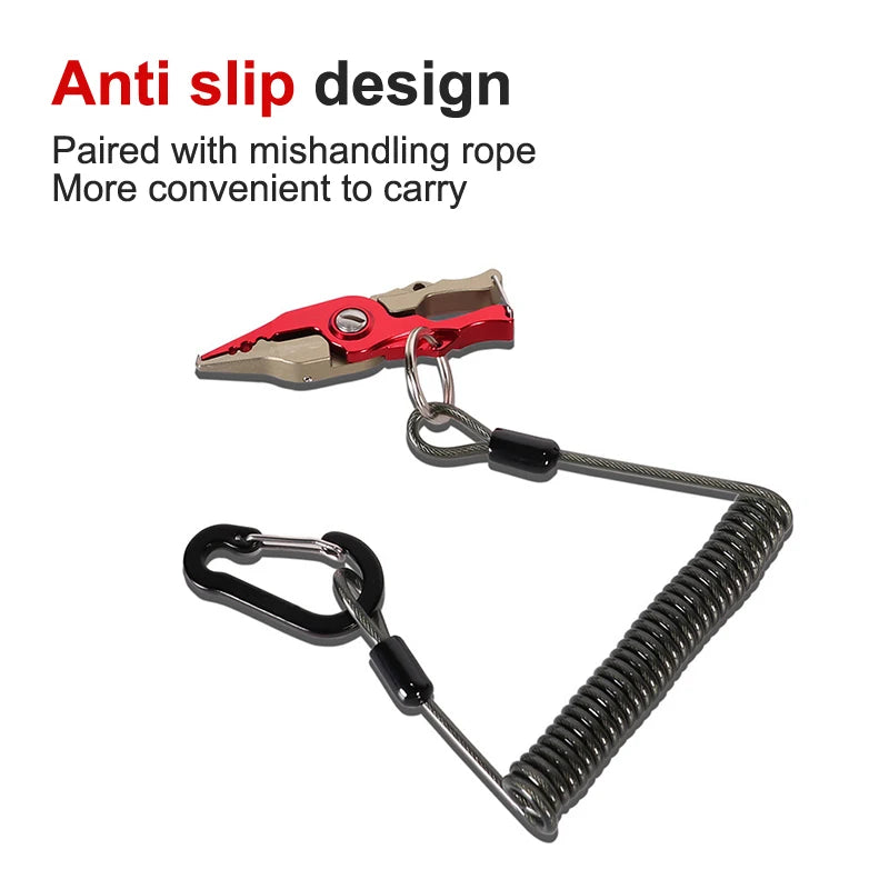 Fishing Anti-Lost Spiral Spring Coil Lanyard Tether 50kg Fishing Tool Lanyard PLUSH