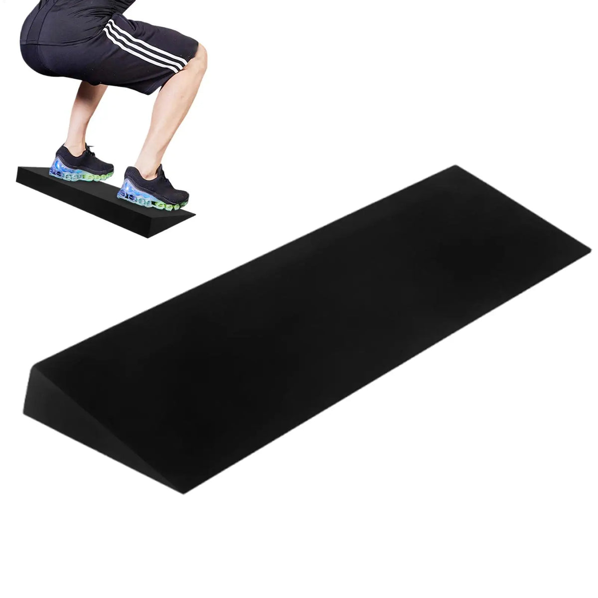 Squat Wedge Slant Board – EVA Yoga Wedge Block for Fitness Yoga Wedge Block PLUSH