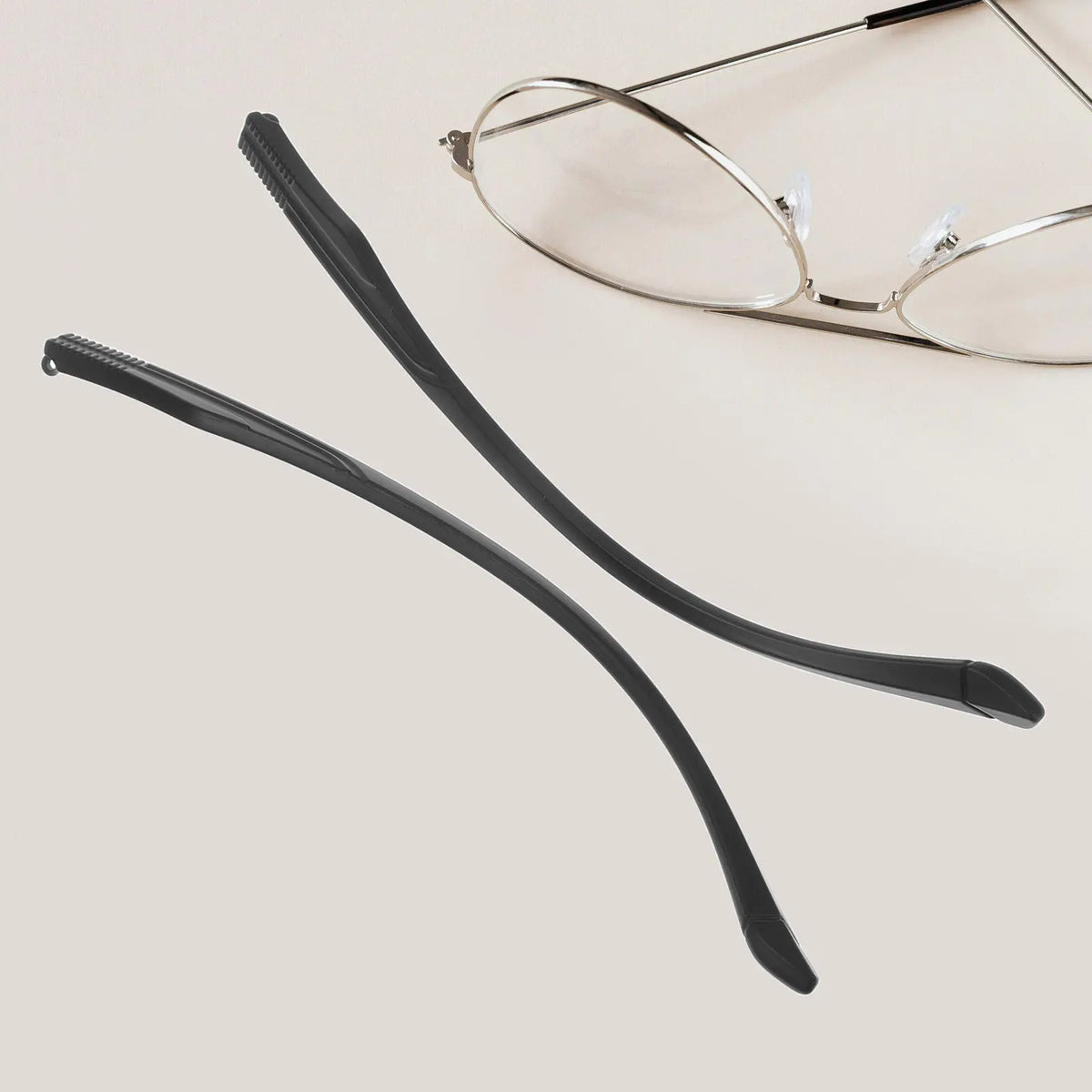 TR90 Eyeglass Temple Arms Replacement – 1 Pair Universal Fit Eyeglass Temple Arms PLUSH