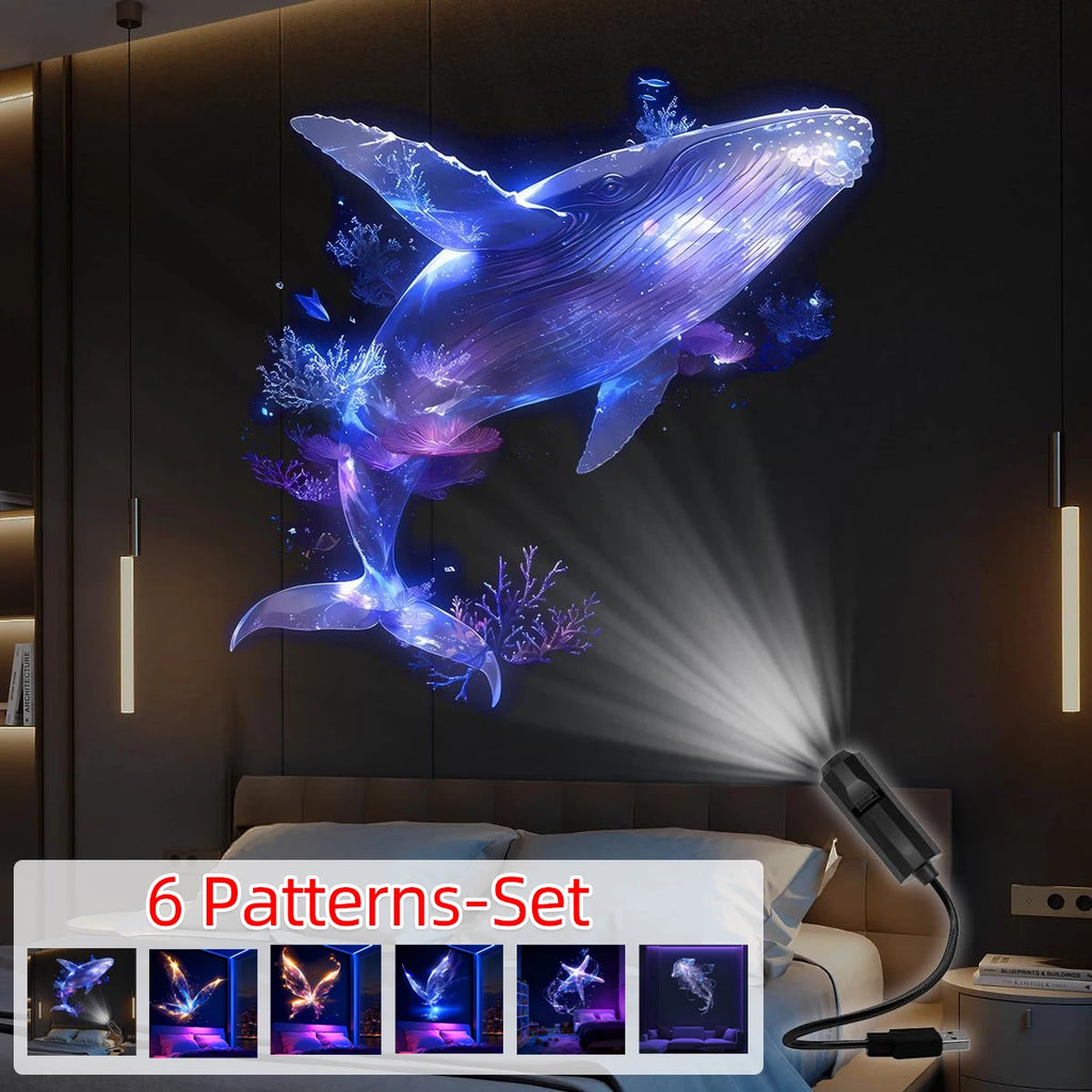 USB Butterfly Projection Night Light – Bedroom Atmosphere Lamp Projection Night Light PLUSH