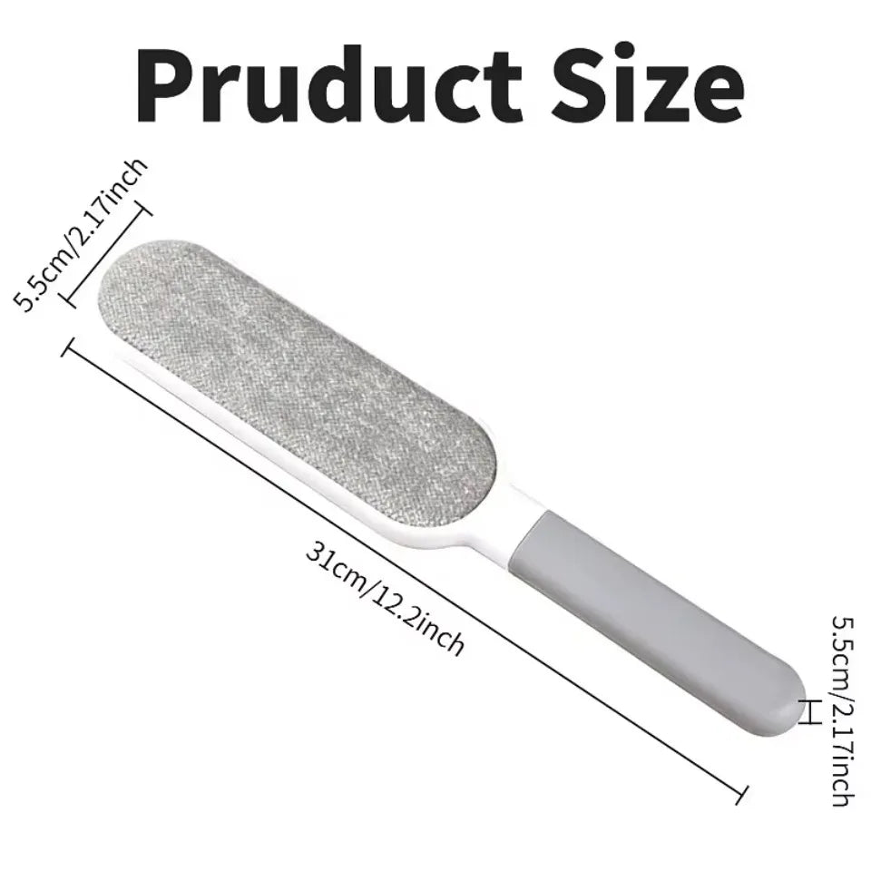Double-Sided Electrostatic Pet Hair Remover Reusable Lint Brush Pet Hair Lint Brush PLUSH
