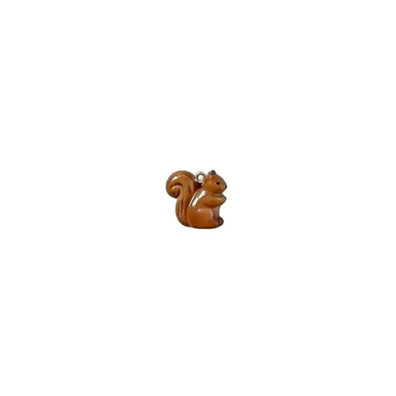 Cartoon Animal Stainless Steel Pendants – Deer Lamb Squirrel DIY Jewelry Charms PLUSH A14