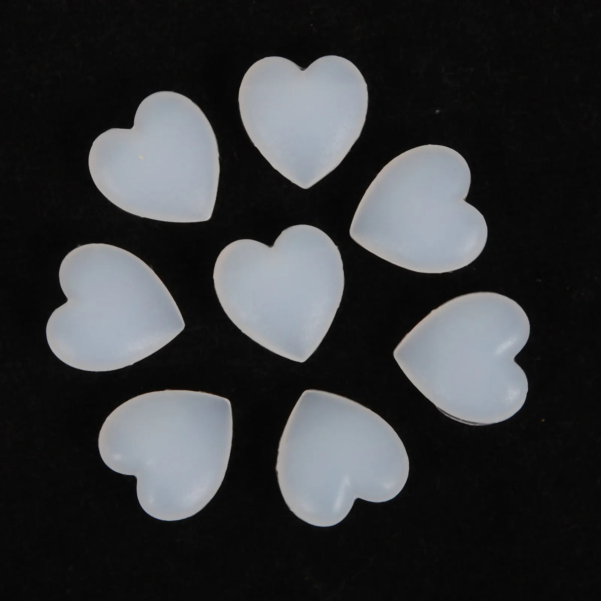Silicone Glasses Ear Grips 10pcs – Heart Anti-Slip Cushions Eyeglass Ear Grips PLUSH