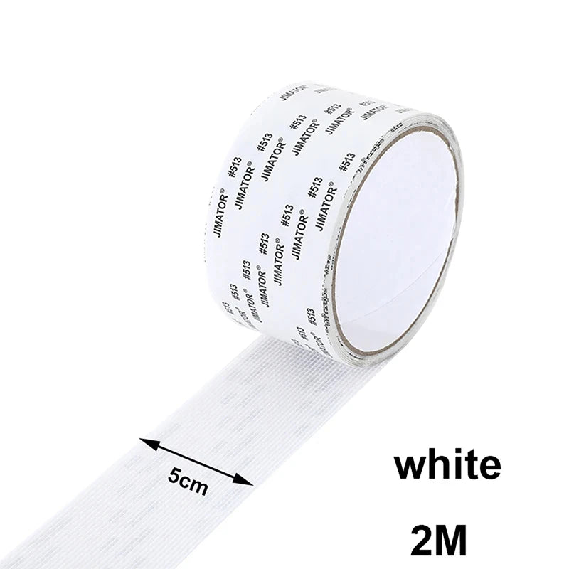 Window Screen Repair Tape Self-Adhesive Mesh Patch 5/10cm Screen Repair Tape PLUSH 5CMx2M White