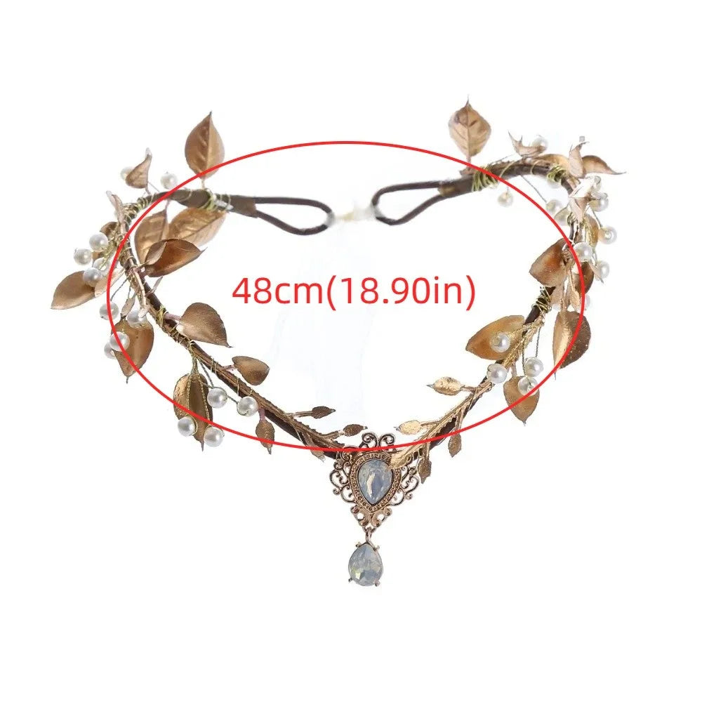 Flower Vine Elven Crown Fairy Tiara Floral Wreath Headpiece Floral Crown Headpiece PLUSH