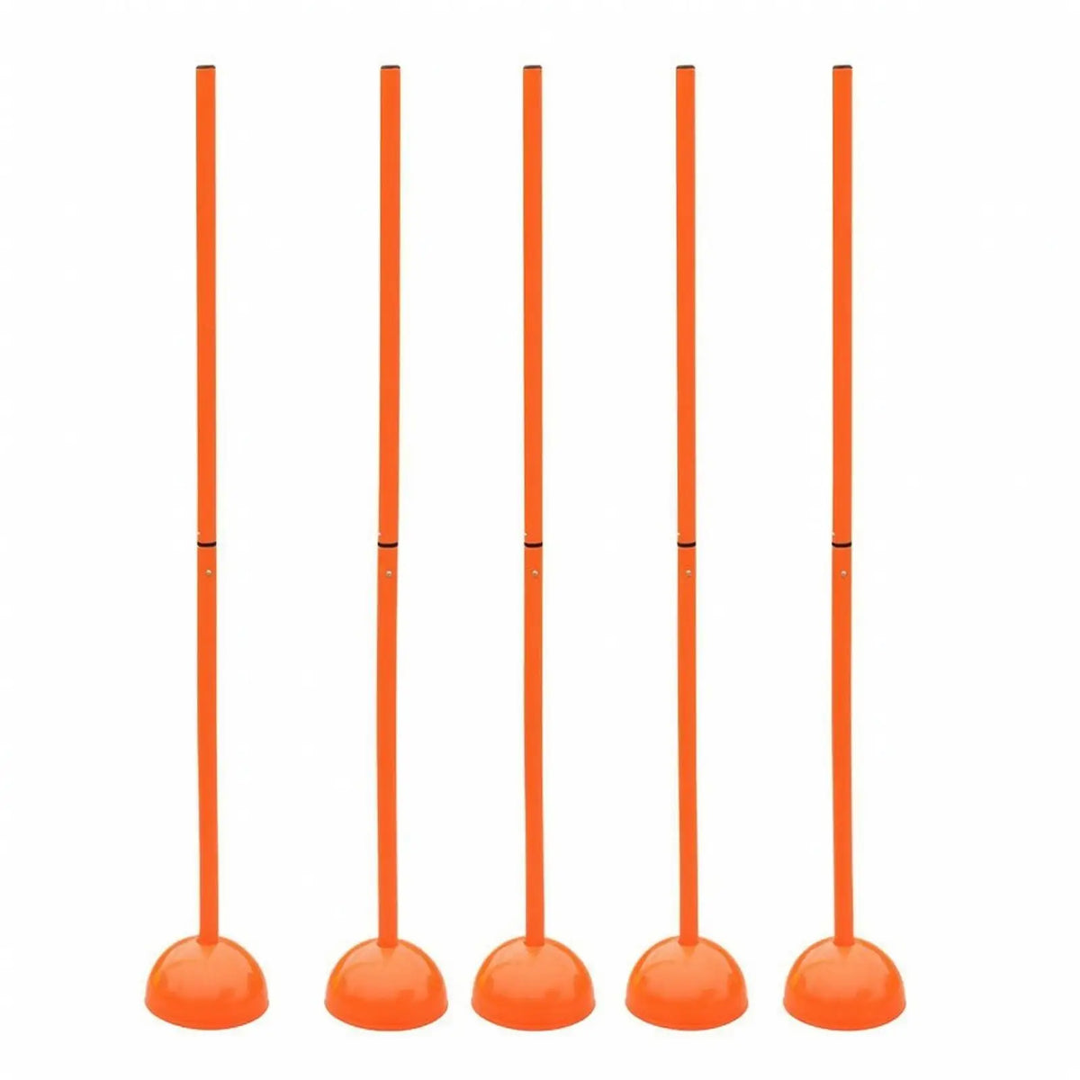 Training Flag Pole 1.5m Quick-Assembly with Connector Joint Sports Training Pole PLUSH Org5PKRodWater