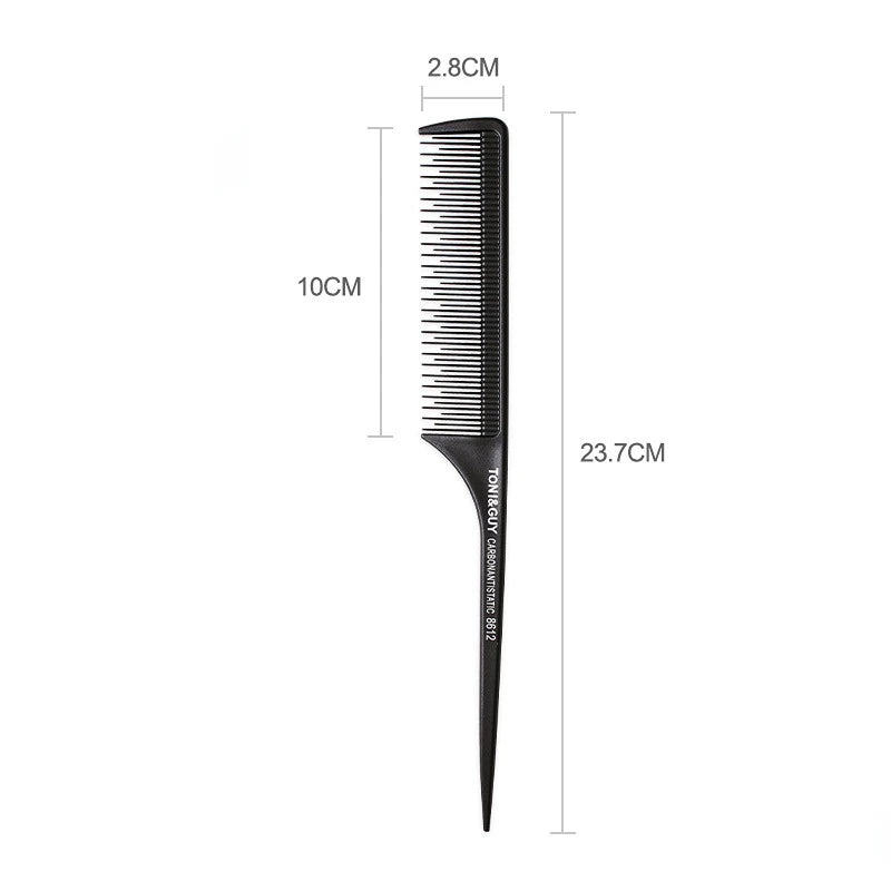 Black Professional Hair Styling Comb & Edge Brush Hair Styling Comb PLUSH 8614