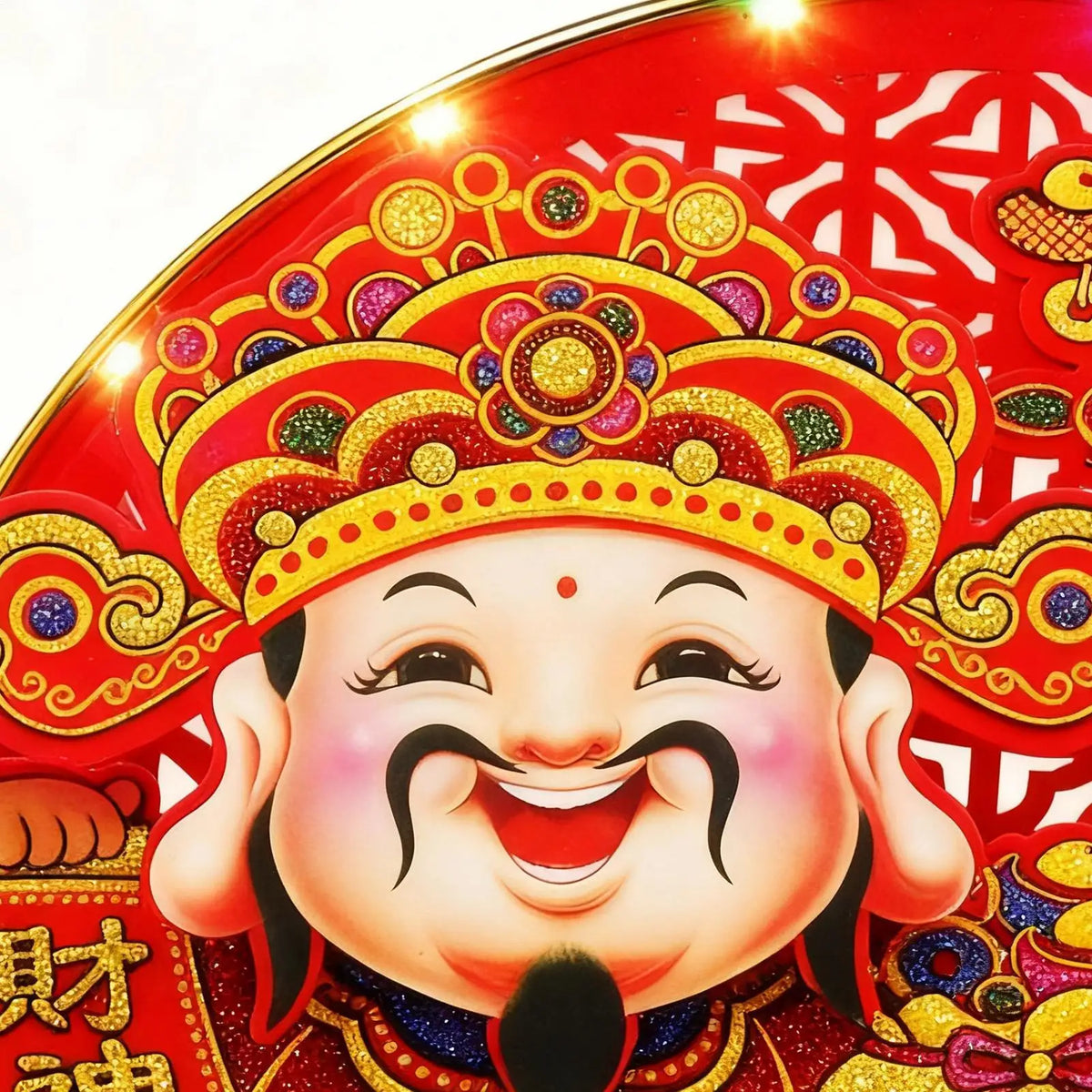 Caishen Nodding Head 2026 Chinese New Year Table Decoration Holiday Table Decoration PLUSH