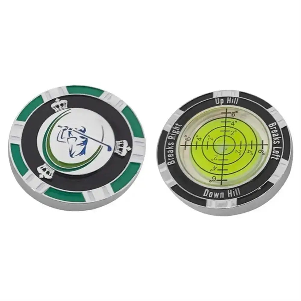 Golf Green Reader Slope Meter & Spirit Level Tool Golf Training Tool PLUSH Style2 green