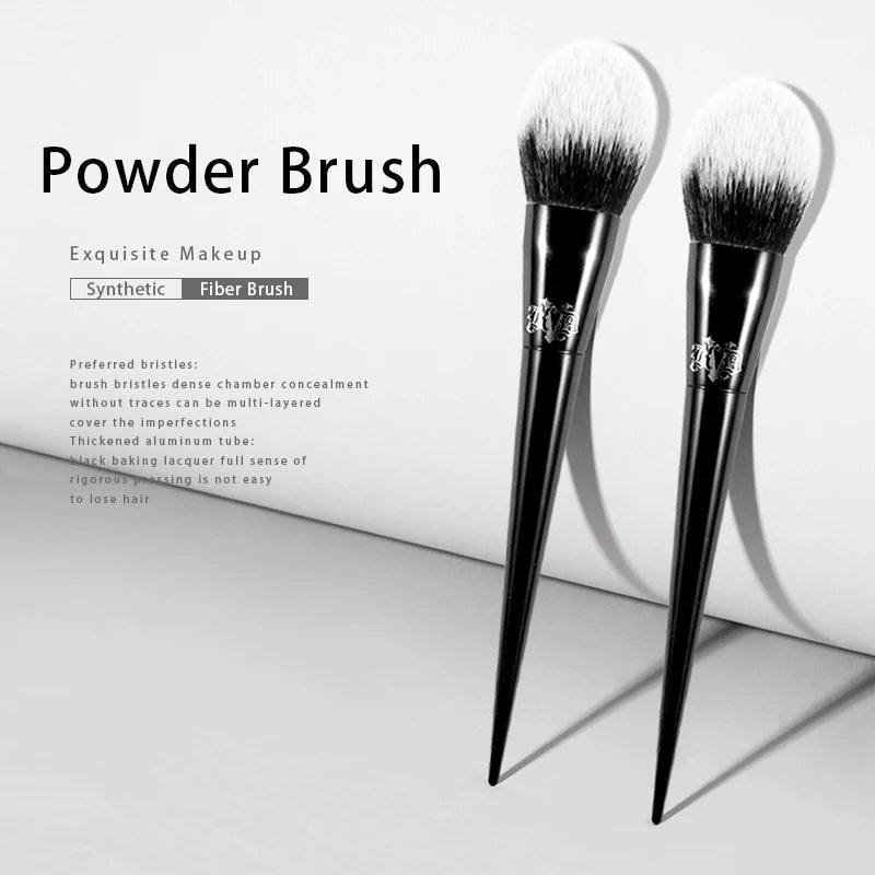 Kat Von D Large Powder Brush 01 – Soft Synthetic Fiber Makeup Brush PLUSH