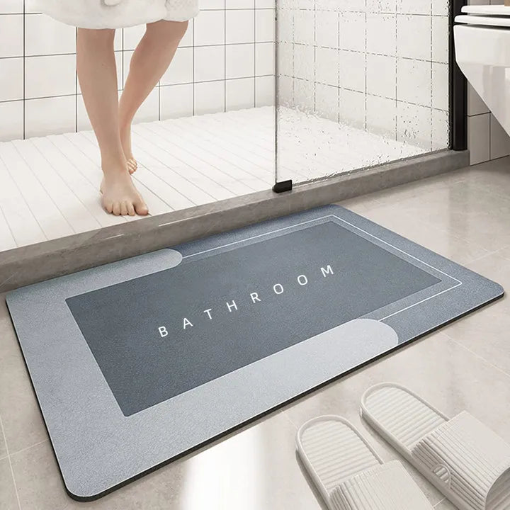 Diatomaceous Earth Bath Mat – Non-Slip & Super Absorbent Bathroom Bath Mat PLUSH