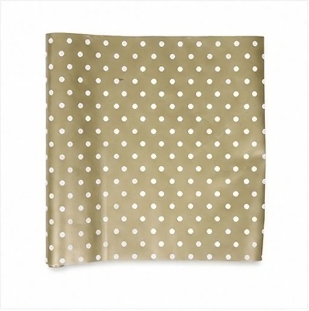 Gold Dot Aluminized Wrapping Paper Roll – Reversible Gift Wrap Gift Wrapping Paper PLUSH Default Title