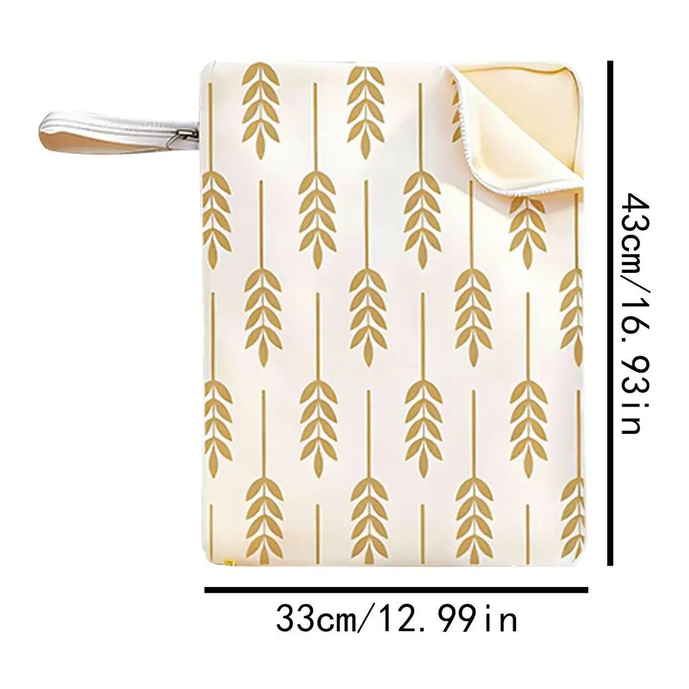 Reusable Beeswax Bread Bag – Large Food-Grade Cotton Storage Bread Storage Bag PLUSH Beige