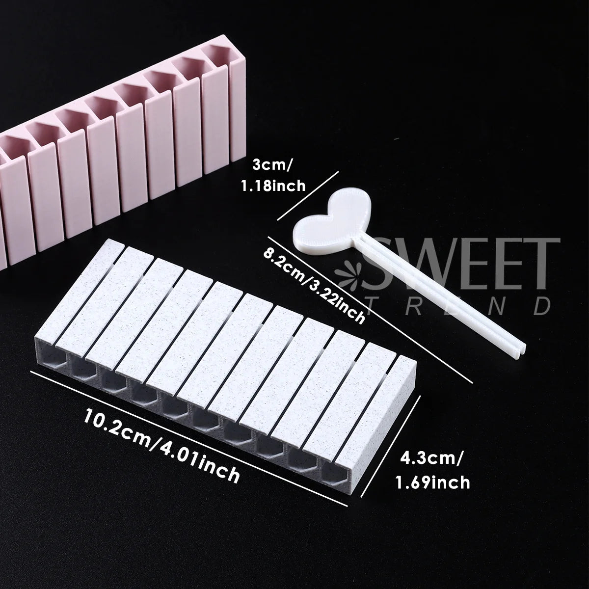 Rotating Nail Transfer Foil Storage Box | Manicure Organizer Nail Art Organizer PLUSH