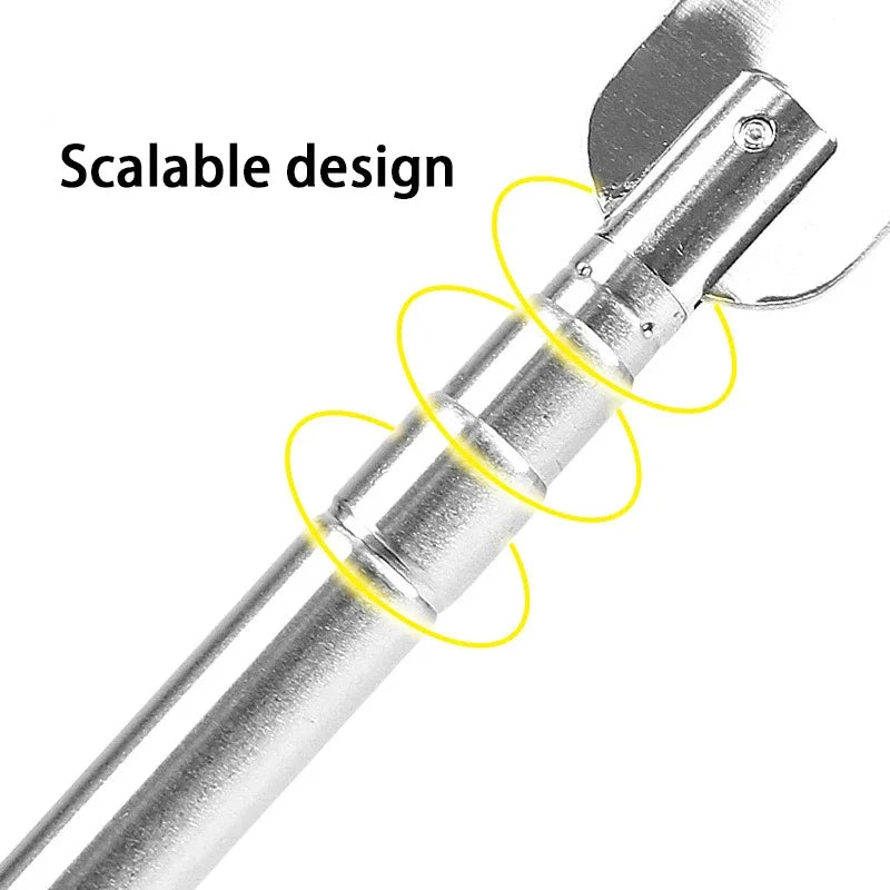 Retractable Long Handle Shoe Horn – Stainless Steel 31–65cm Long Handle Shoe Horn PLUSH