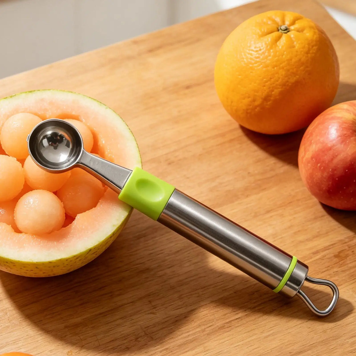 Stainless Steel Watermelon Baller Scoop – Fruit & Dessert Tool Fruit Baller Scoop PLUSH