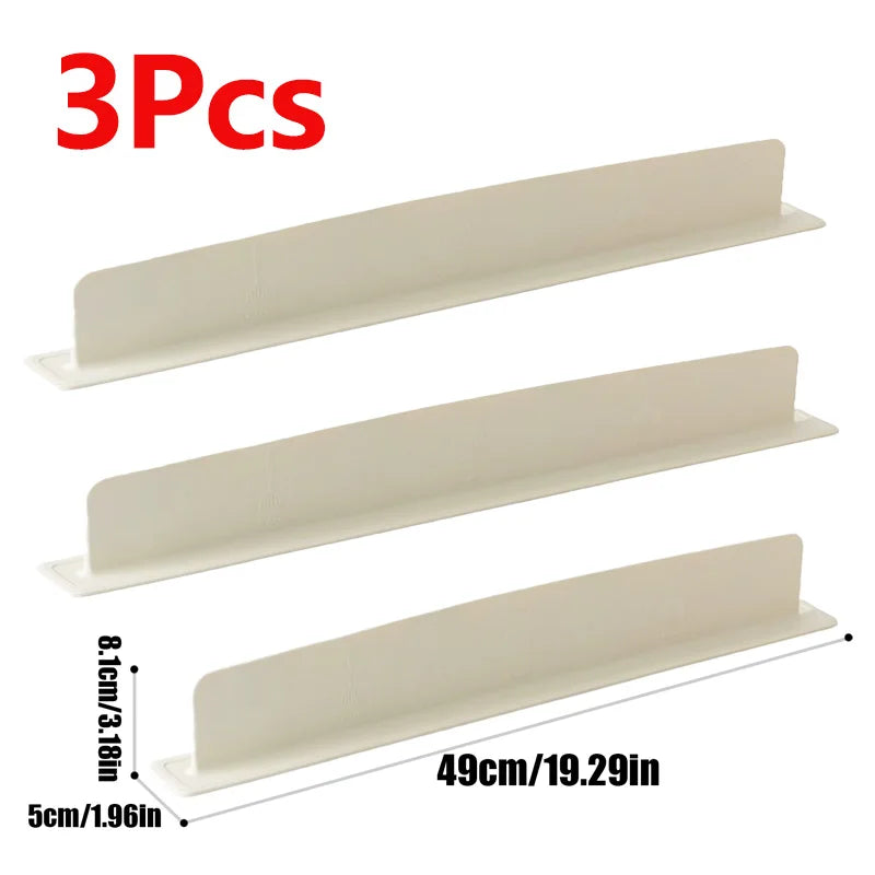 Silicone Sink Splash Guard – Suction Cup Water Barrier 1pc/3pcs Sink Splash Guard PLUSH Beige 3PC