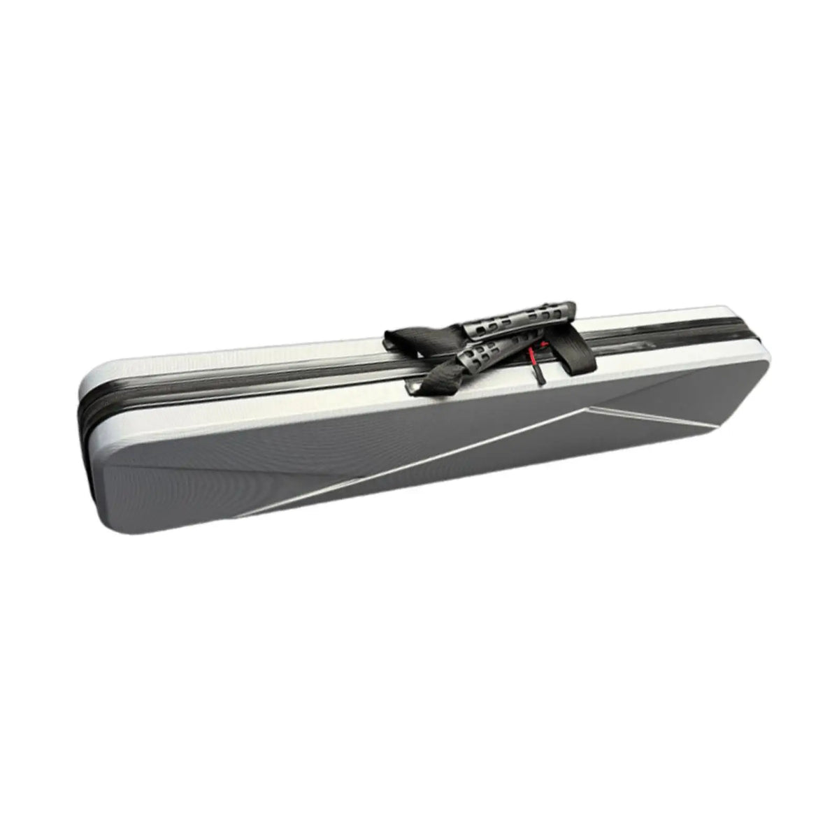 Tooyful Hard Pool Cue Case – Waterproof Foam Interior 1/2 Cues Pool Cue Case PLUSH Silver